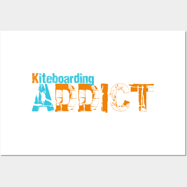 Kite boarding Addict Wall Art by bluehair